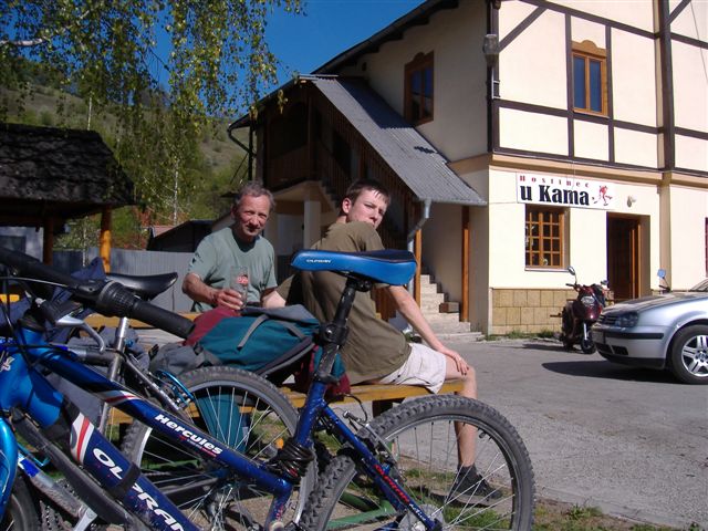 24.3.2007, Horecteam na piwku po cyklotúre z Kralovej studne